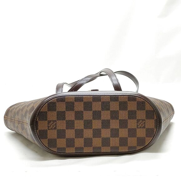 Authentic Louis Vuitton Manosque PM Brown Damier Hand Bag mn780-112525 - Picture 8 of 16